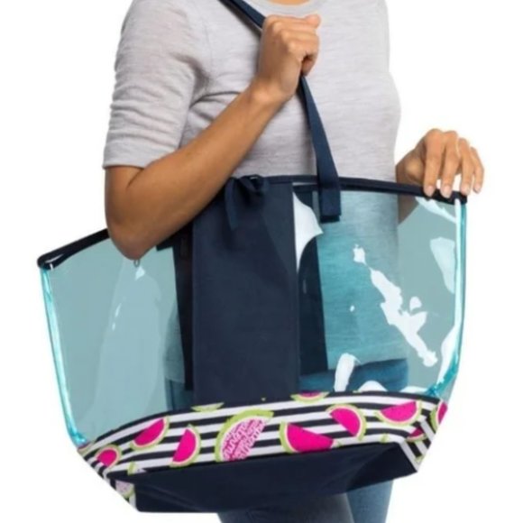 Thirty One In The Clear Tote, Slice of Summer, NEW - Picture 3 of 5